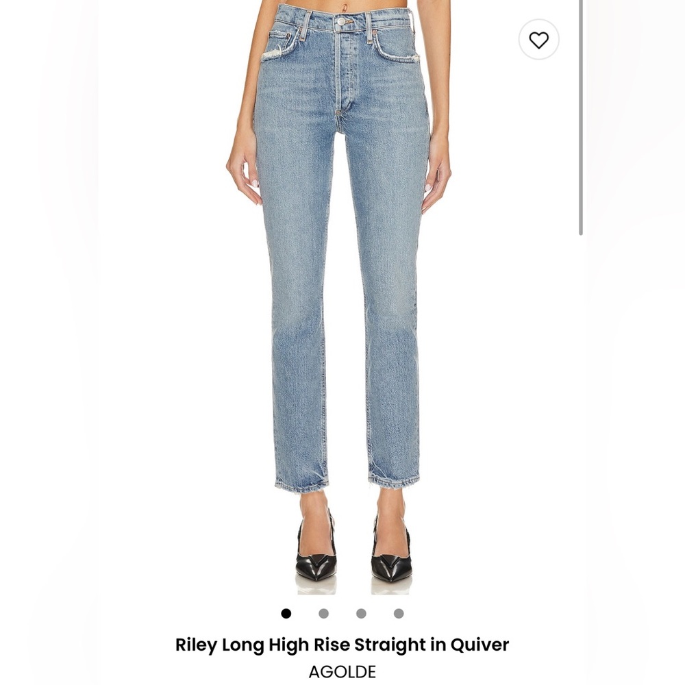 A Gold E Riley Long High Rise Jeans size 27. NWOT